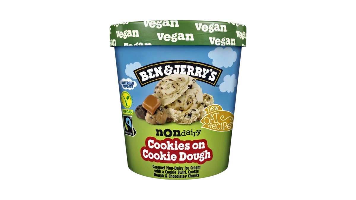 BEN & JERRY'S Cookies on Cookie Dough Vegan