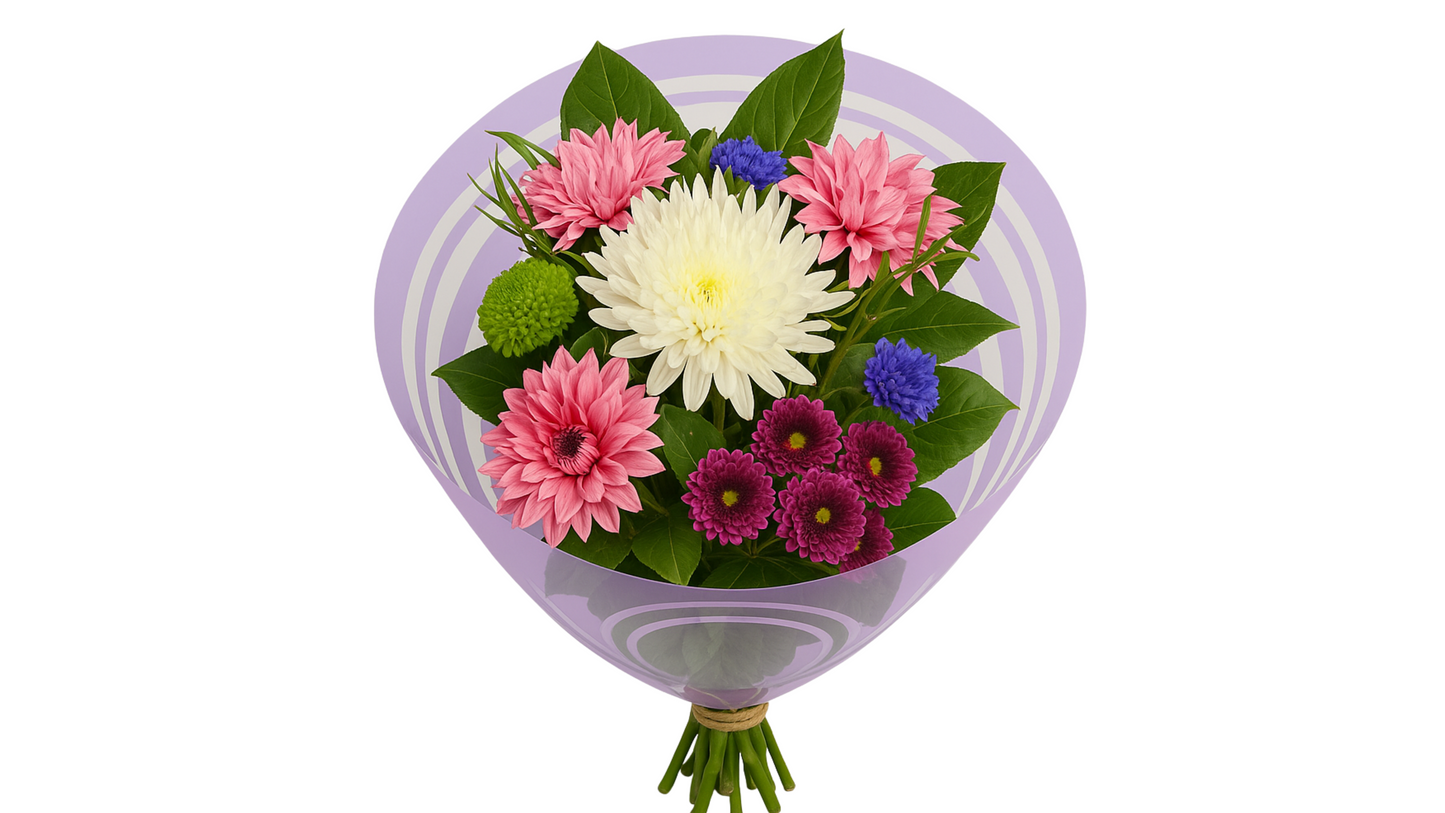 Bunte Blumen Strauß