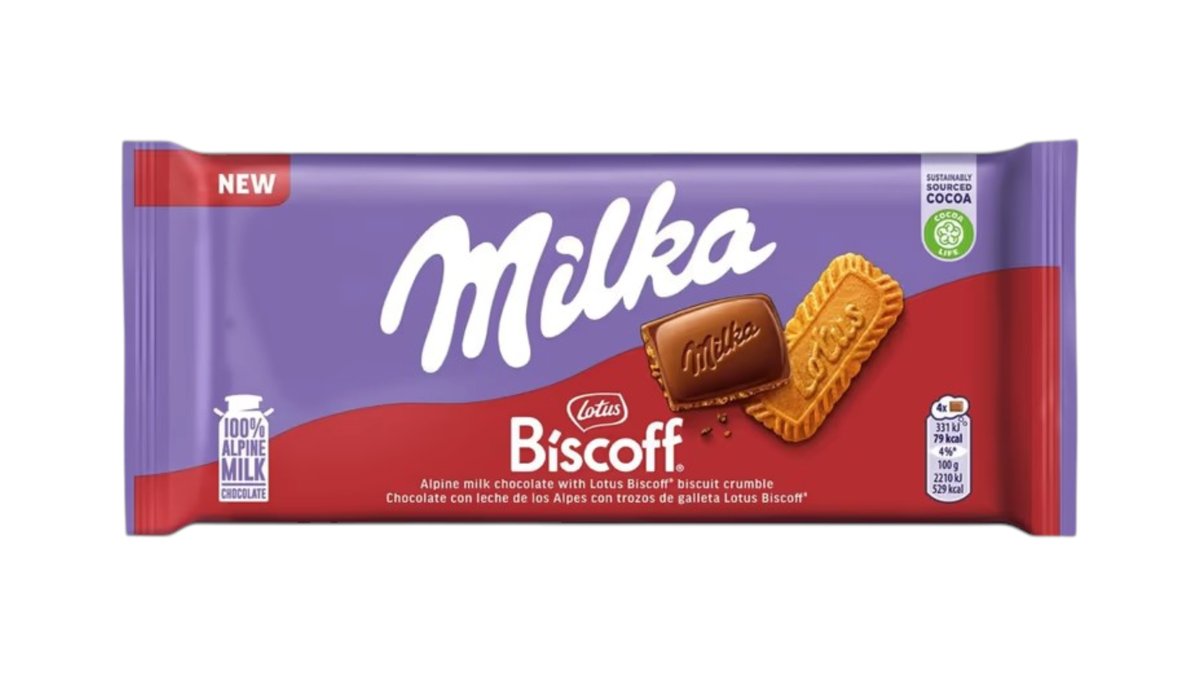 Milka Biscoff Schokolade