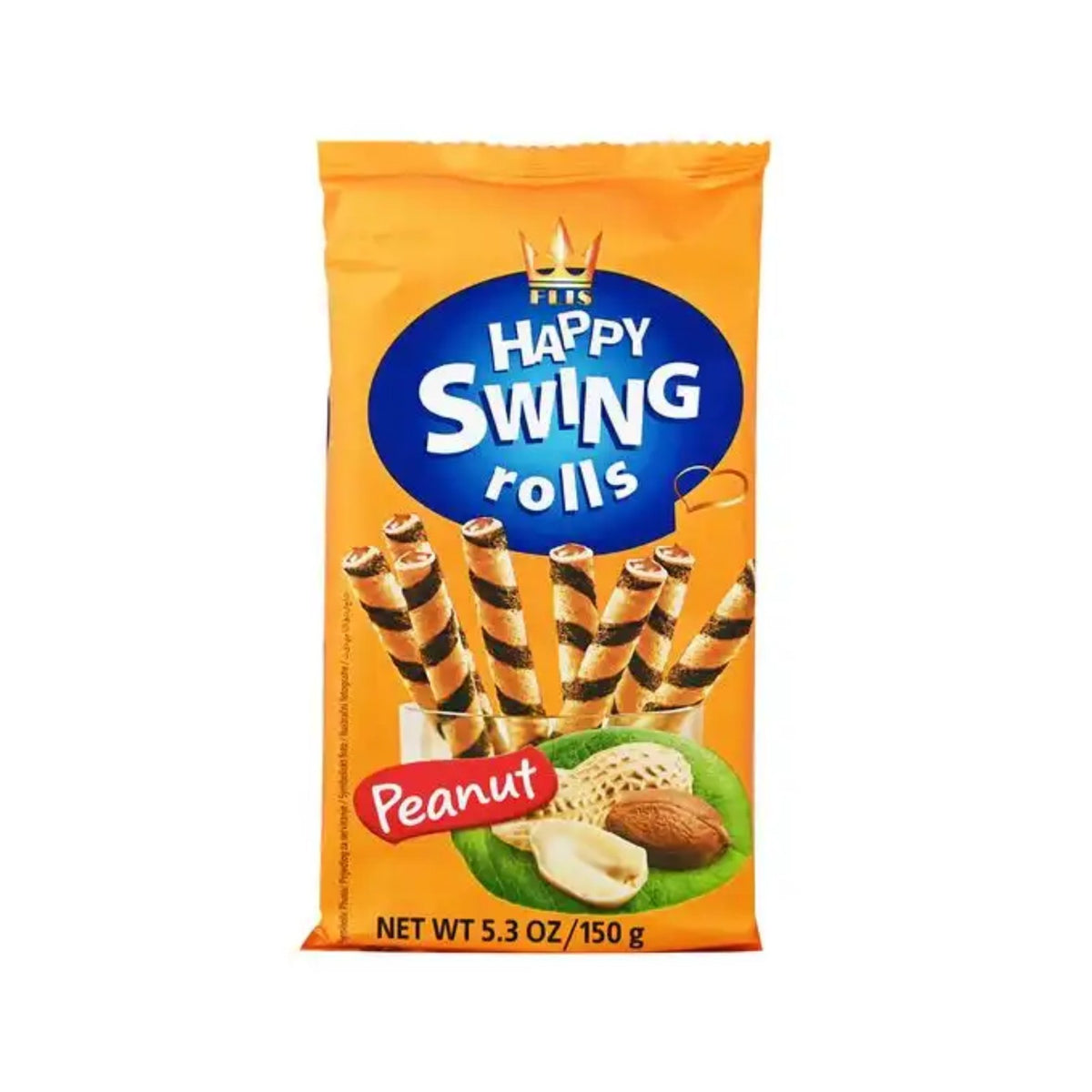 Happy Swing Rolls Peanut 150 g