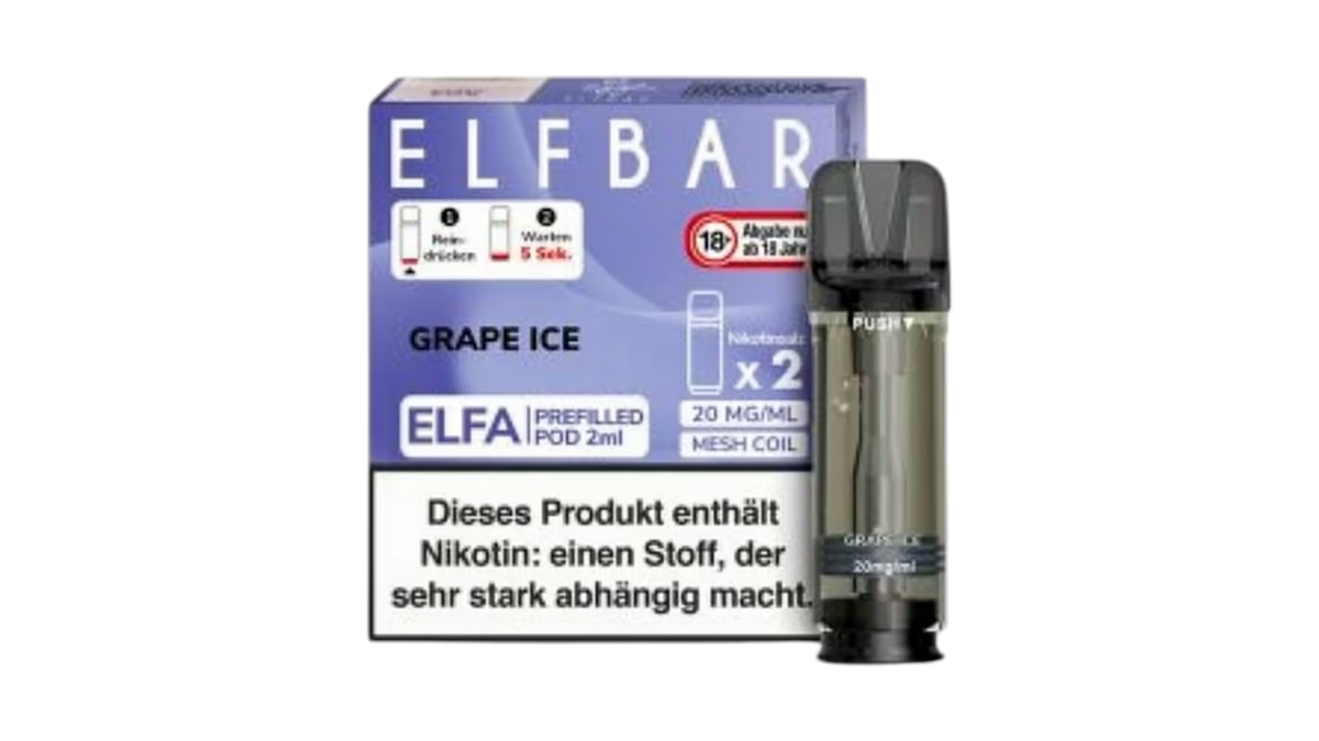 Elfbar Elfa Podx2 Grape Ice