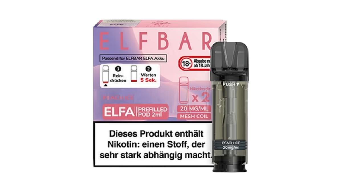 Elfbar Elfa Podx2 Peach Ice