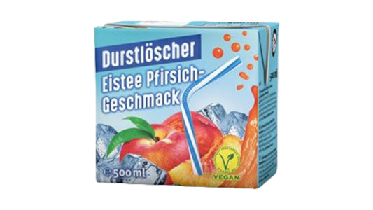 Durstlöscher Eistee Pfirsich-Geschmack