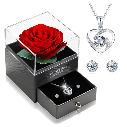 Eternal Grace Schmuck- & Rosen-Geschenkset