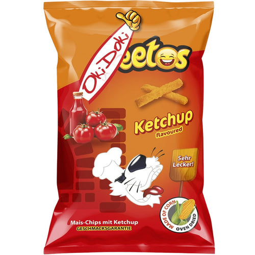 Oki Doki-eetos Mais-Chips Ketchup