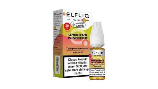Elfliq Lemon Peach Passion Fruit