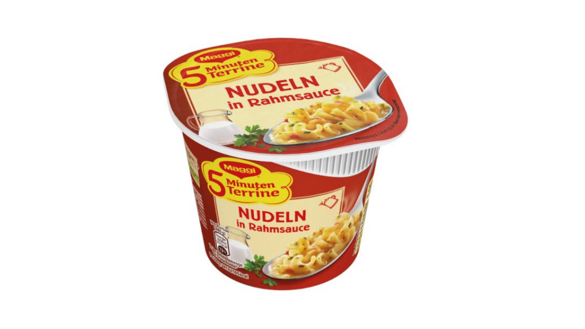 Maggi 5 Minuten Terrine Nudeln in Rahmsauce – All-In-Kiosk Hamburg