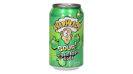 Warheads Sour Green Apple Soda