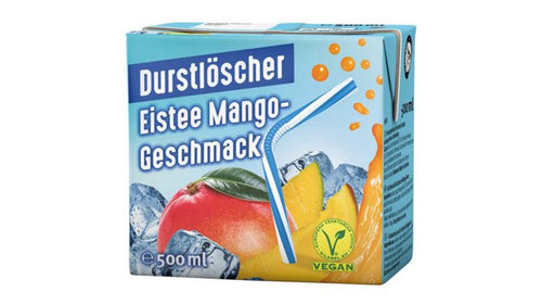 Durstlöscher Eistee Mango-Geschmack 0,5l