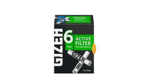 Gizeh 6mm Active Filter Mit Aktivkohle
