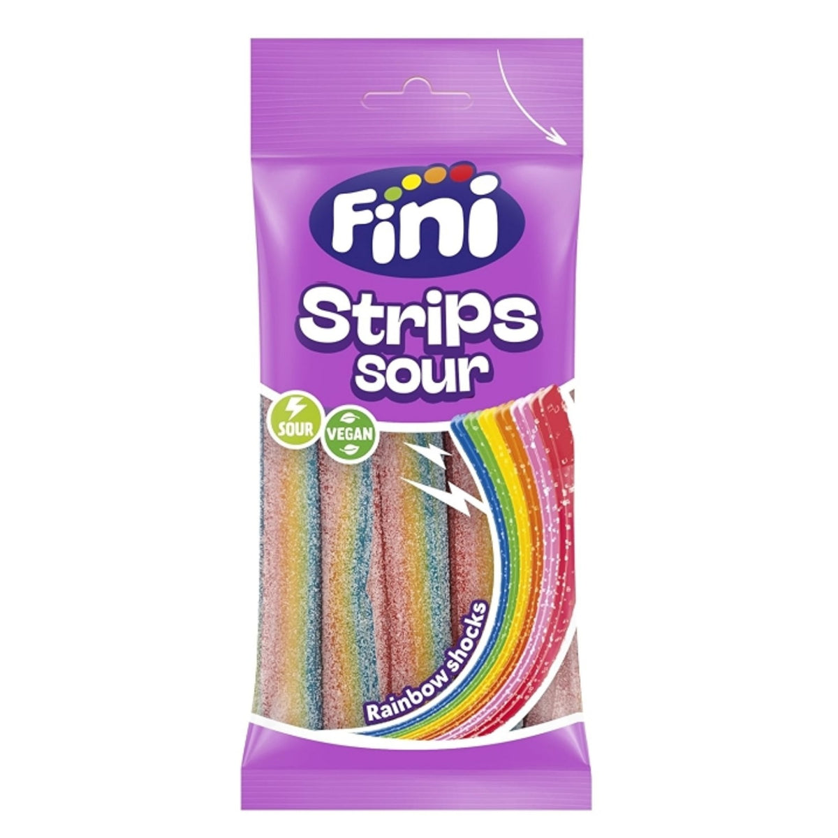 Fini Strips Sour Rainbow 90 g