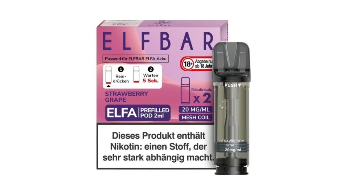 Elfbar Elfa Podx2 Strawberry Grape