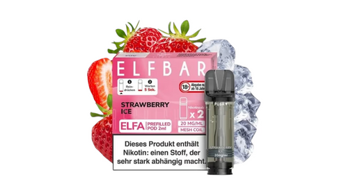 Elfbar Elfa Podx2 Strawberry Ice