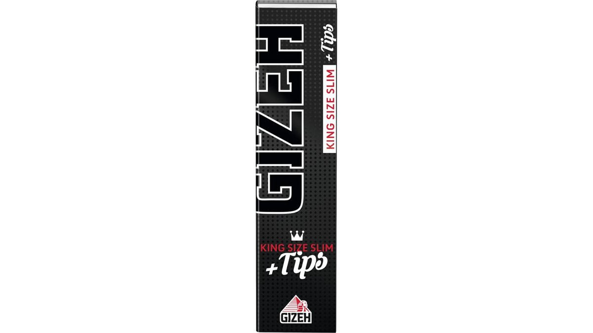 Gizeh Black KingSize Slim Extra Fein mit Tips