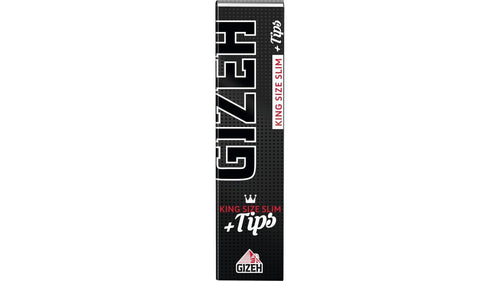 Gizeh Black KingSize Slim Extra Fein mit Tips