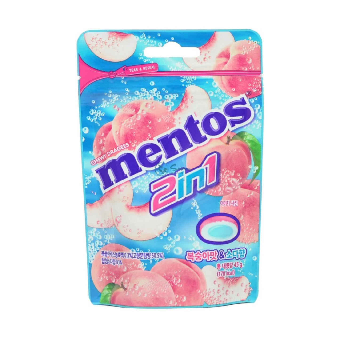 Mentos 2in1 Peach